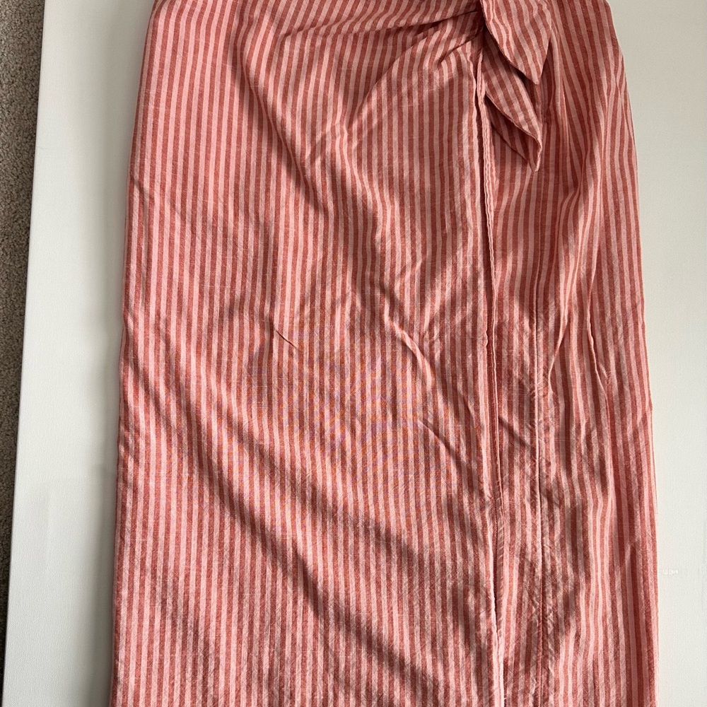 Universal Thread Pink Striped Pencil Skirt